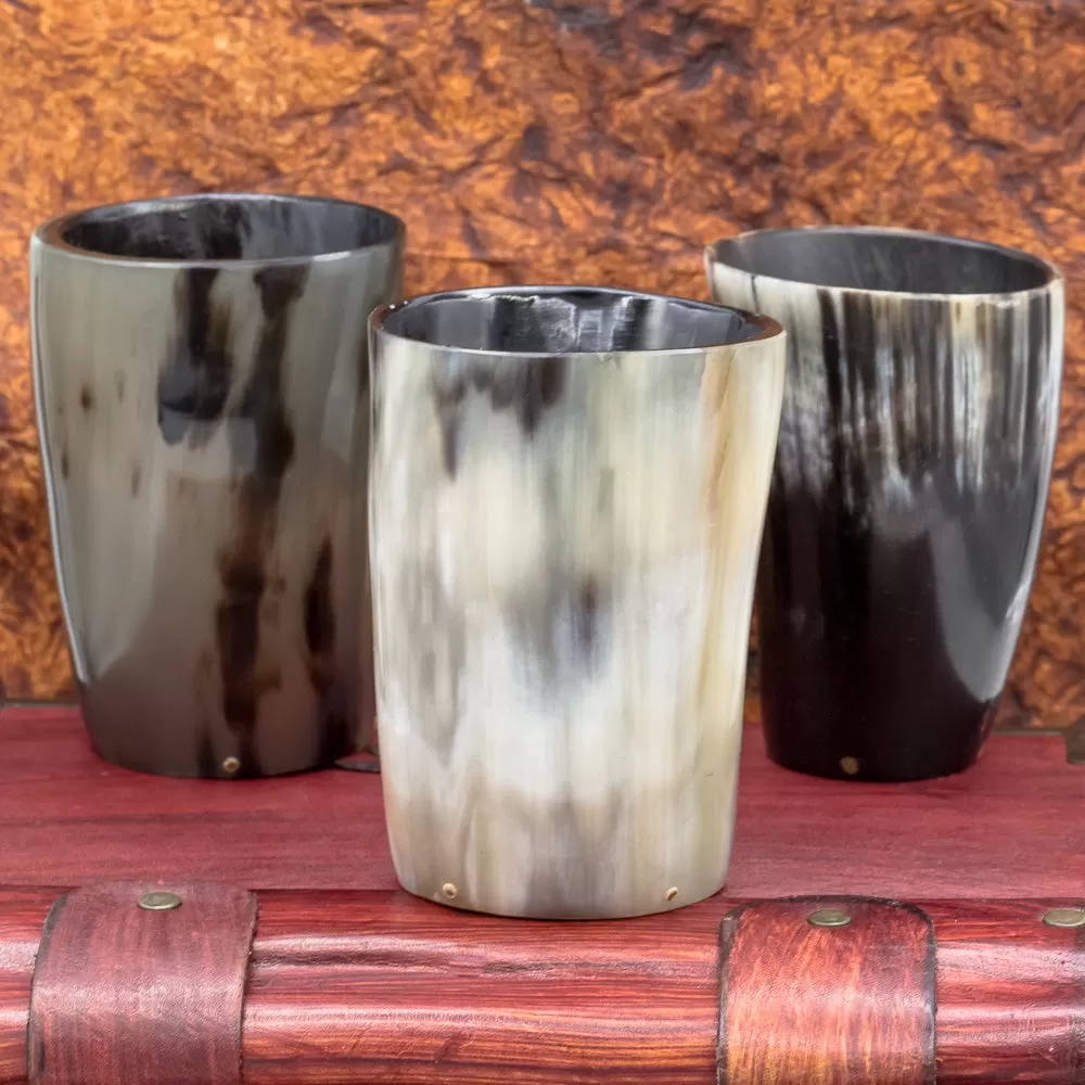 Small Horn Cup (hidden wooden bottom)