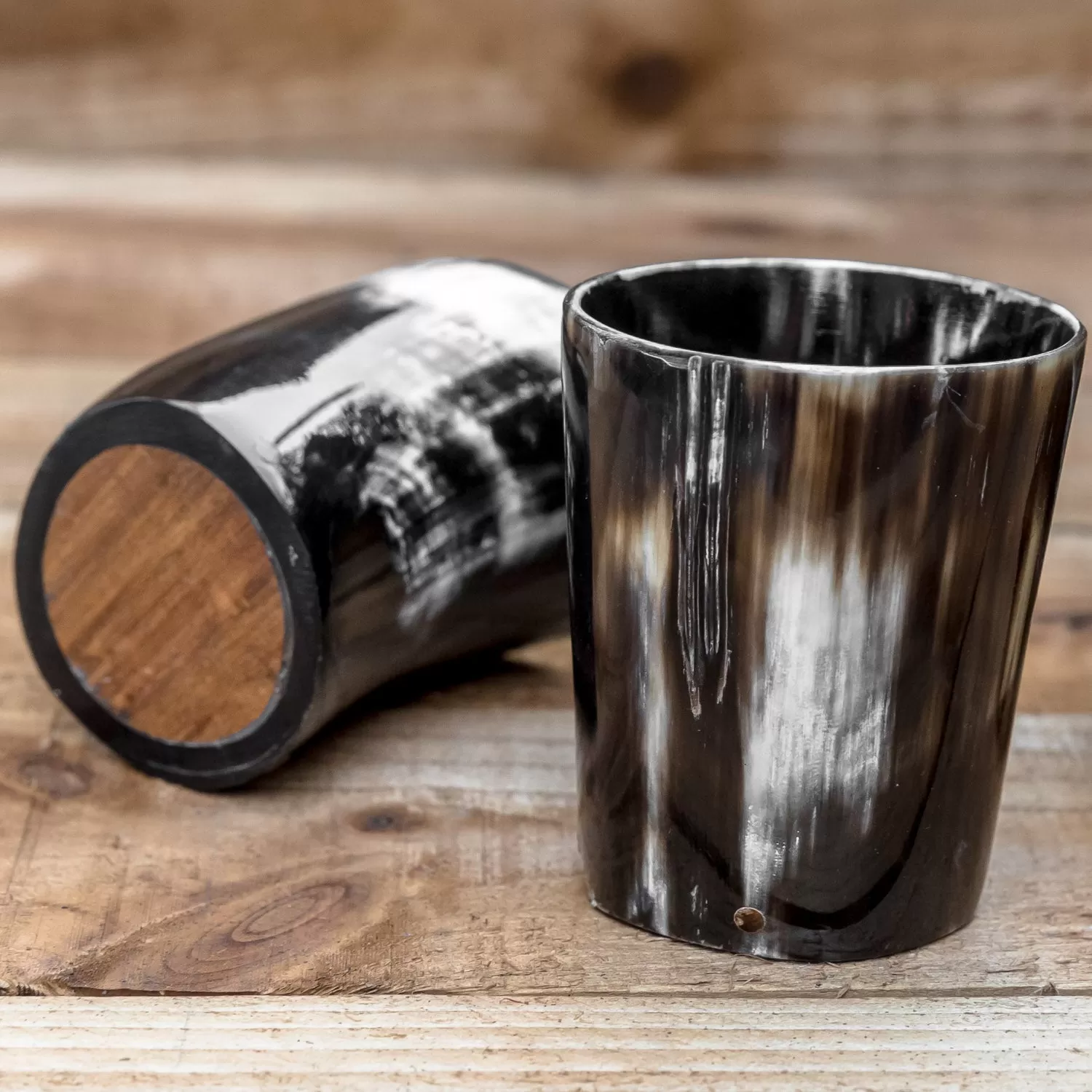 Small Horn Cup (hidden wooden bottom)