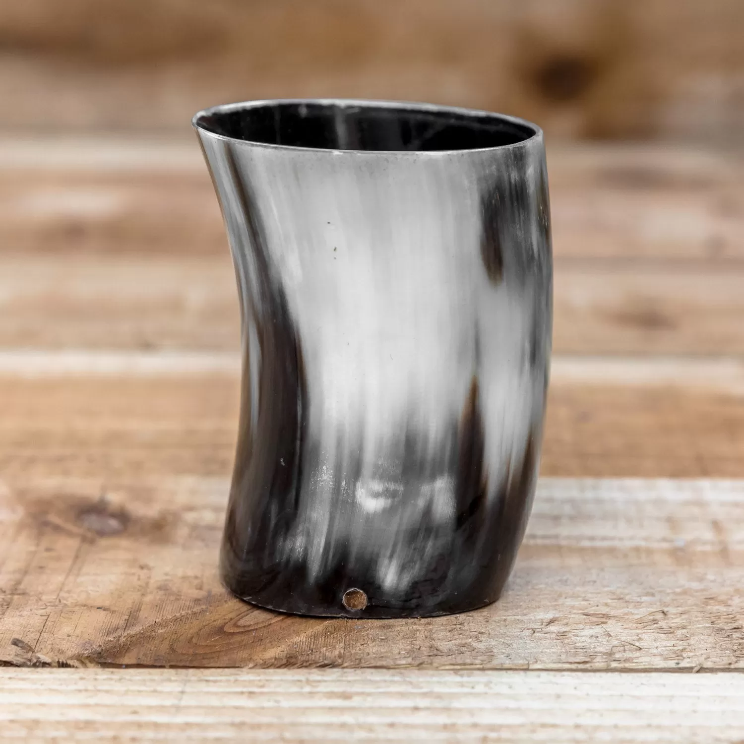 Small Horn Cup (hidden wooden bottom)