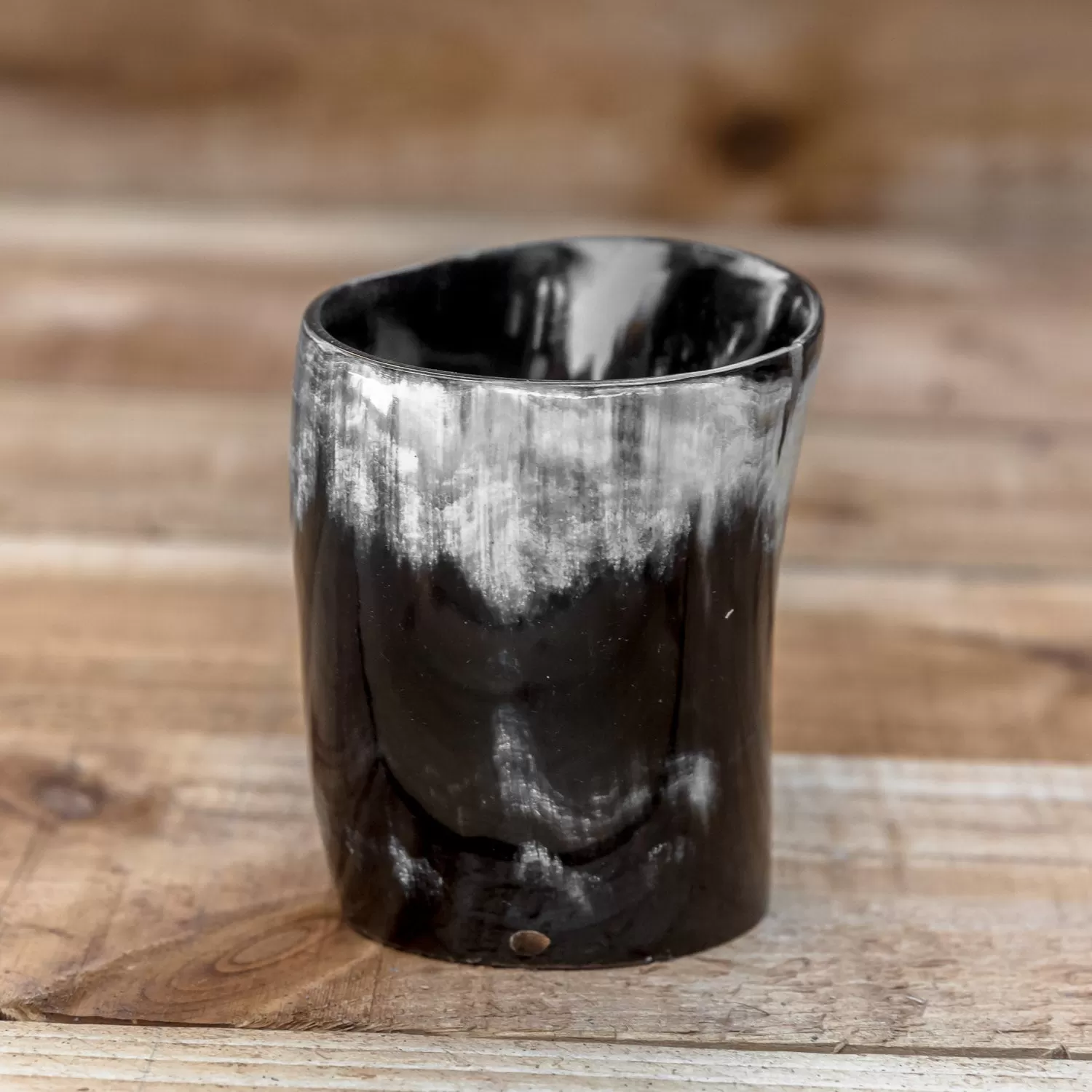 Small Horn Cup (hidden wooden bottom)