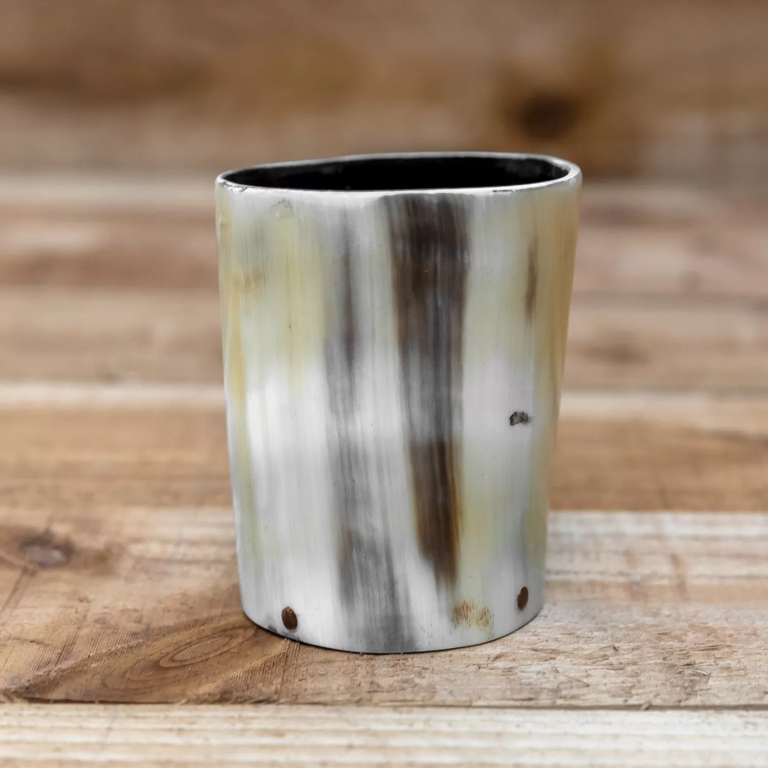 Small Horn Cup (hidden wooden bottom)