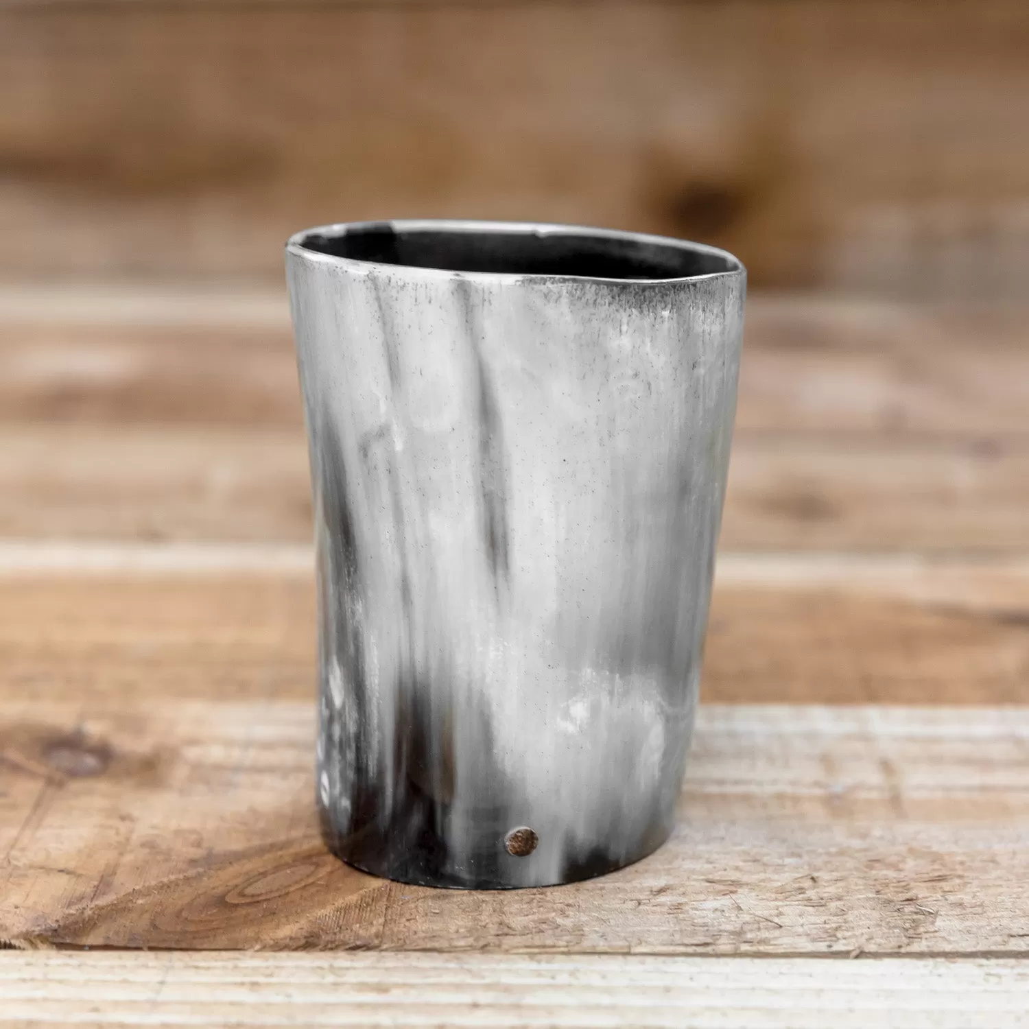 Small Horn Cup (hidden wooden bottom)