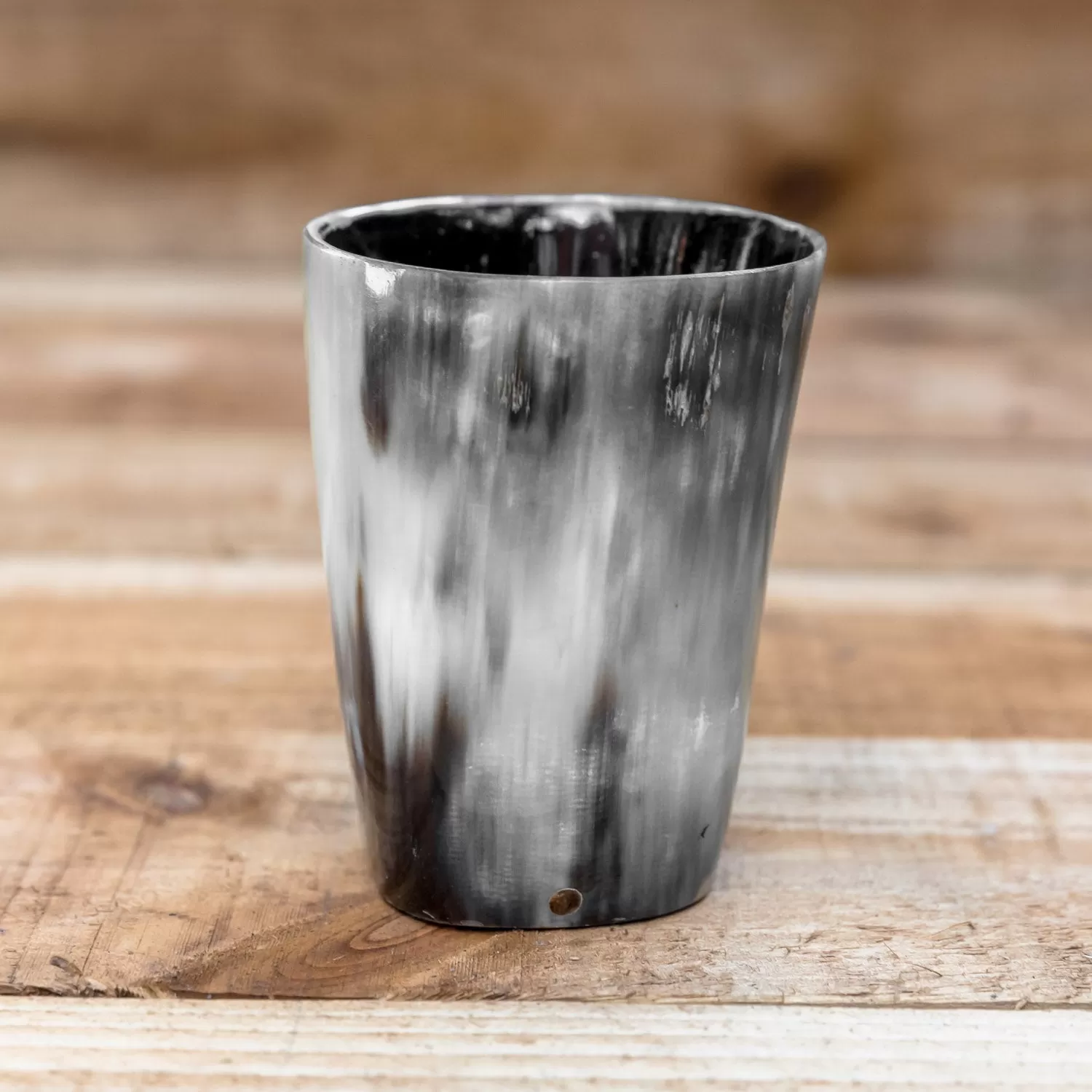 Small Horn Cup (hidden wooden bottom)