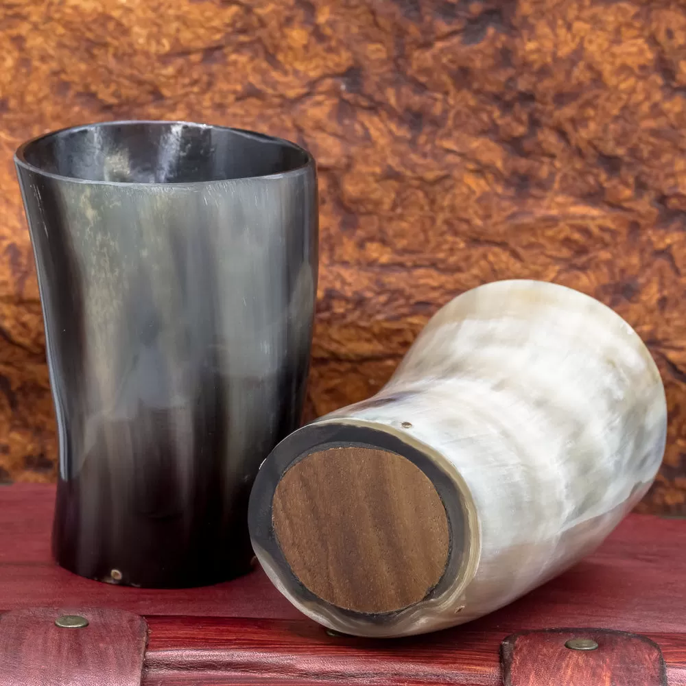 Small Horn Cup (hidden wooden bottom)