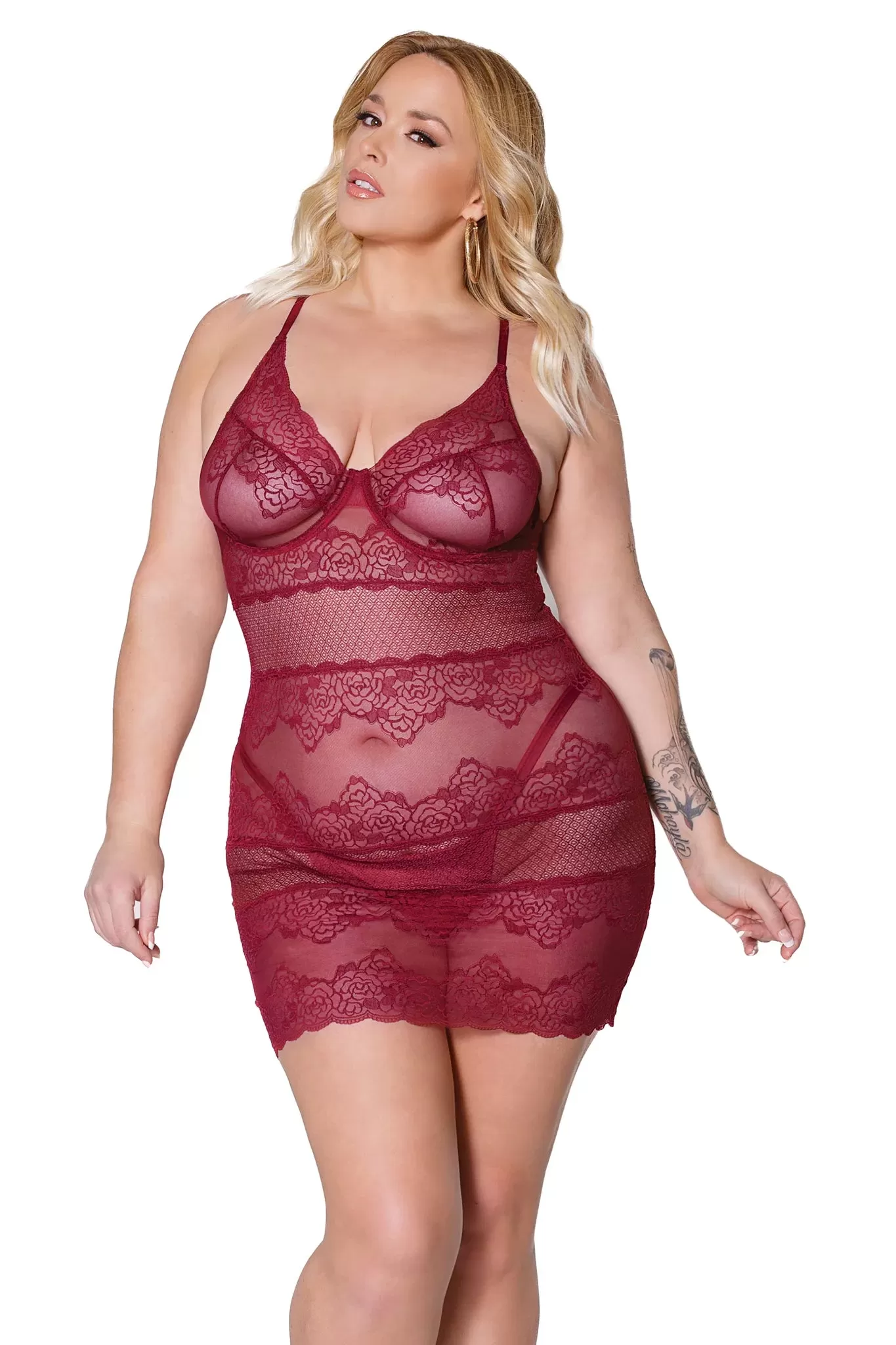 Soft Underwire Cups Chemise