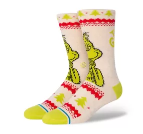 Stance The Grinch Sweater Crew Socks