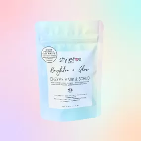 STYLEFOX BEAUTY Brighten   Glow Enzyme Mask & Scrub