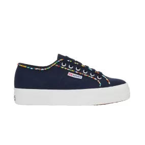 Superga women's sneakers shoe 2740 Multicolor Beads S4131FW ATU blue