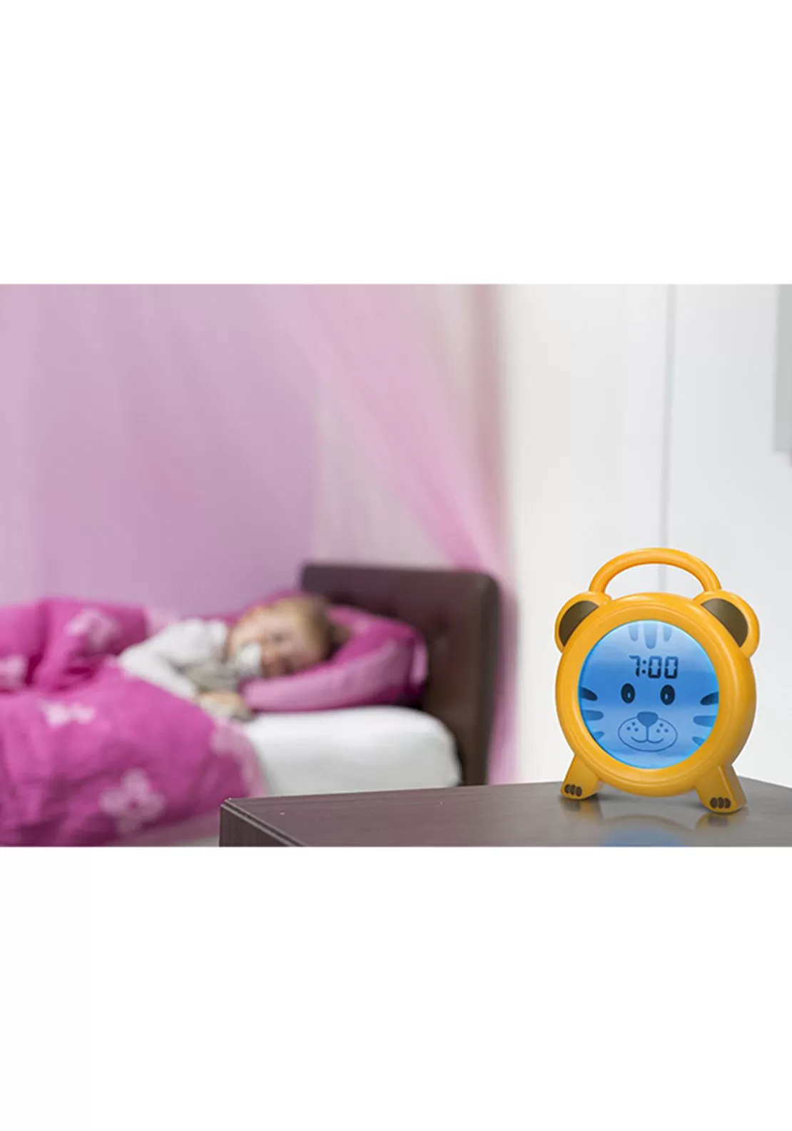 Tiger Sleep Training Night Light & Alarm Clock