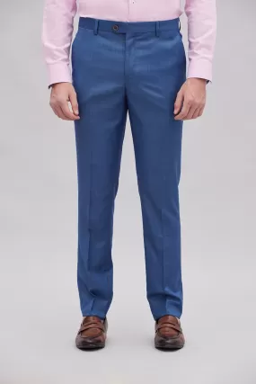 Tsumugi Petrol Blue Suit Pants