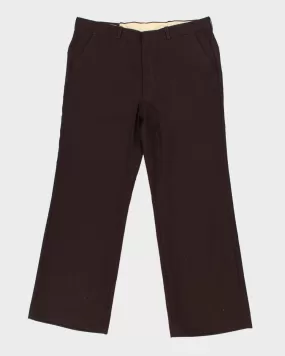 Vintage Baycrest Brown Wool Trousers - W39 L30