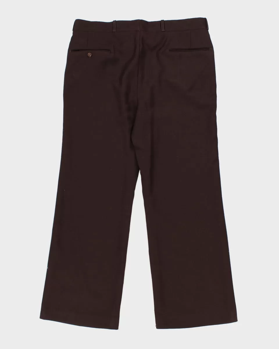 Vintage Baycrest Brown Wool Trousers - W39 L30