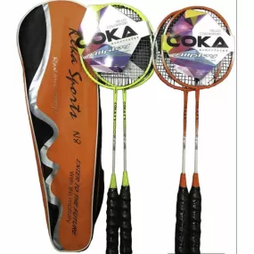 Vợt cầu lông Keka Sport Coka N8 -1 cặp (2 cái   1 túi đựng)