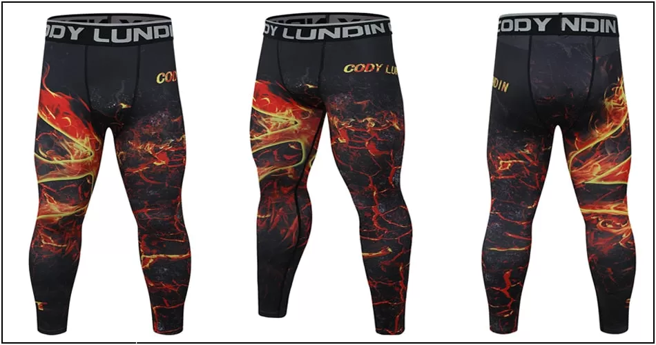 Warrior 'Hell Boy' Compression Leggings Spats