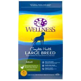 Wellness Complete Health Natural Large Breed Adult Chicken and Brown Rice Recipe Dry Dog Food