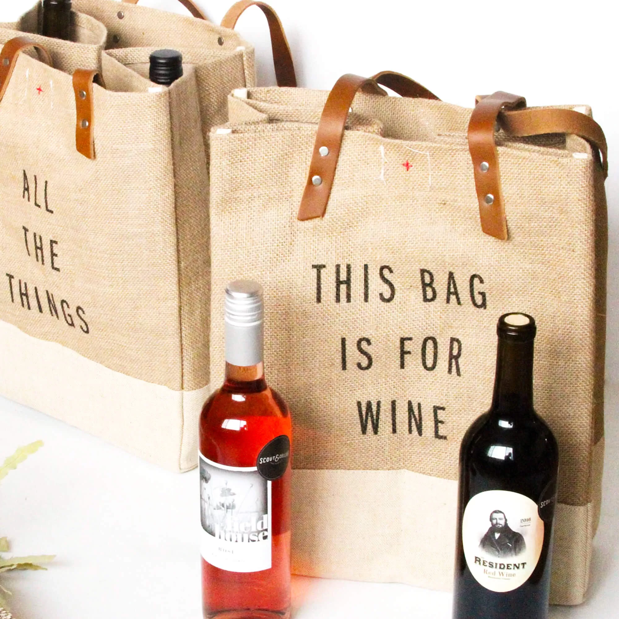 Wine Tote in Natural - Early Access