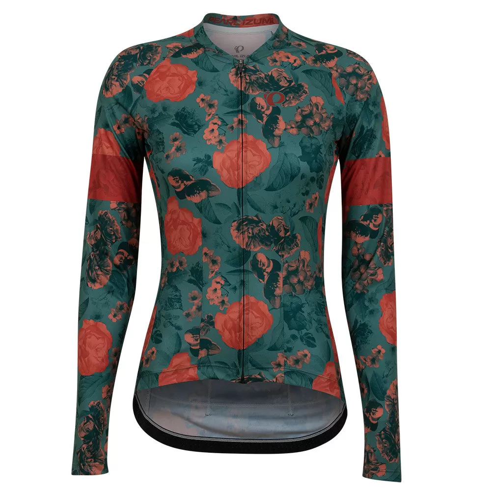 Women's Attack Long Sleeve Jersey- Floral