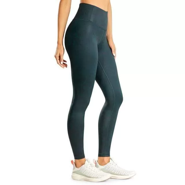 Women'S Matte Coated Faux Leather Texture Legging Workout Leggings Sport Women Fitness Mesh Tight Pants With Drawcord