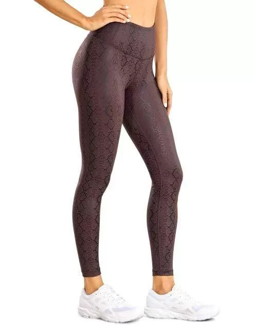 Women'S Matte Coated Faux Leather Texture Legging Workout Leggings Sport Women Fitness Mesh Tight Pants With Drawcord