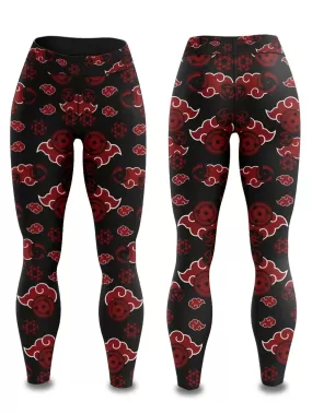 Women's Naruto 'Akatsuki | Sharingan' Leggings Yoga Pants