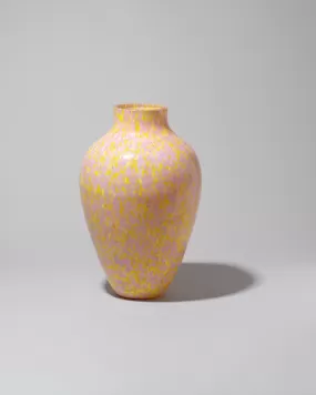 Yellow & Pink Olla Vase