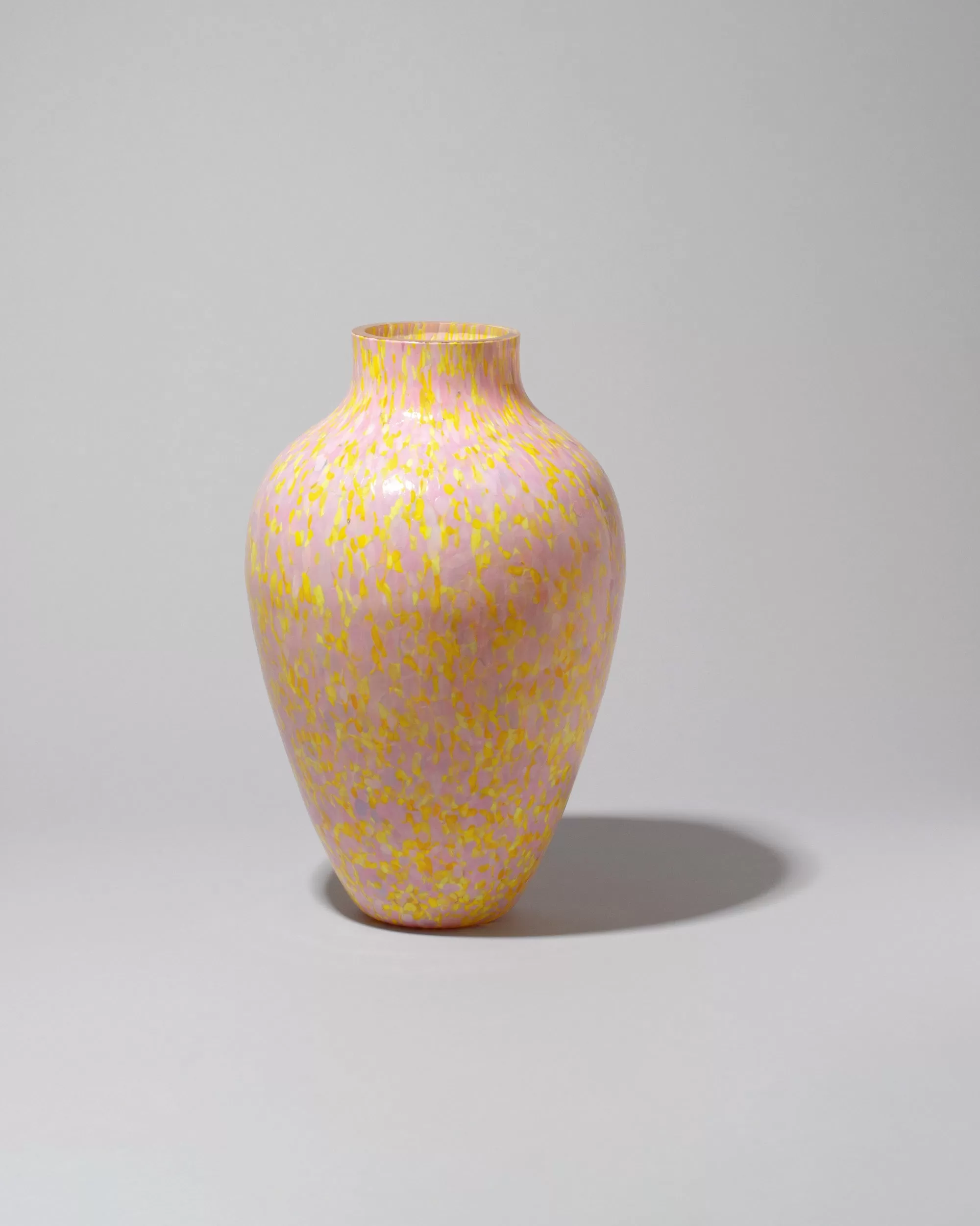 Yellow & Pink Olla Vase