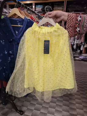 Yellow Kids Skirts